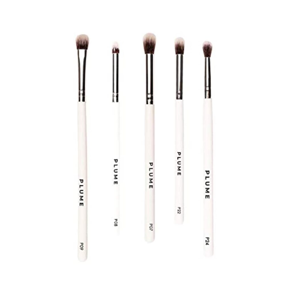 Plume Eyeshadow Blending Brush Set - (5Pcs) - Plume