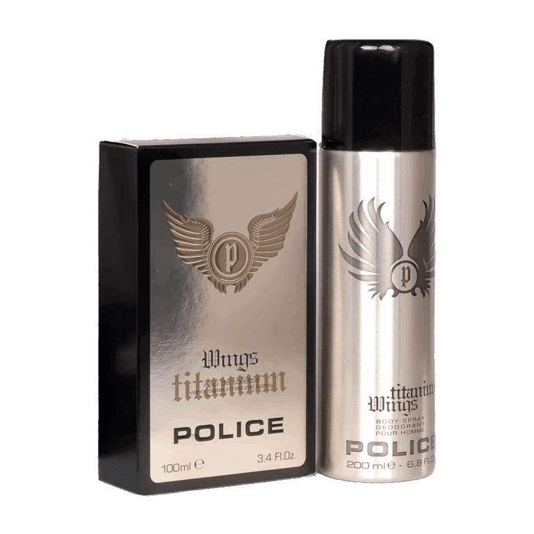 Police Titanium Gift Set : Eau de Toilette, Deo (2 pcs) - Police