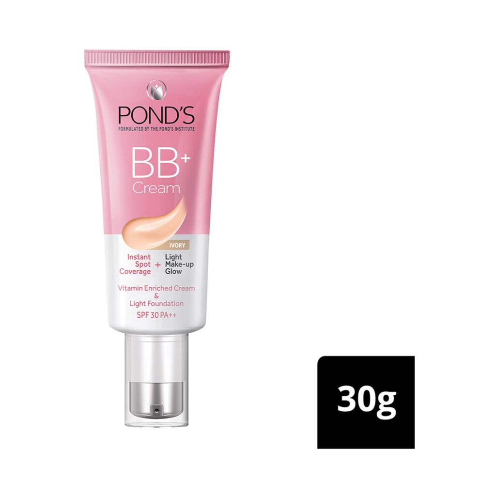 Pond's BB+ Cream Instant Spot Coverage + Light Makeup Glow - Ivory (30g) - Pond's