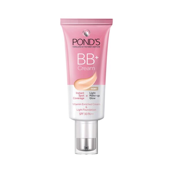 Pond's BB+ Cream Instant Spot Coverage + Light Makeup Glow - Ivory (30g) - Pond's