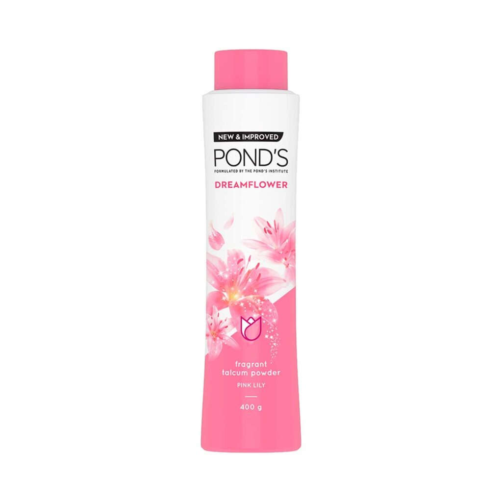 Pond's Dreamflower Fragrant Pink Lily Talc Powder - (400g) - Pond's