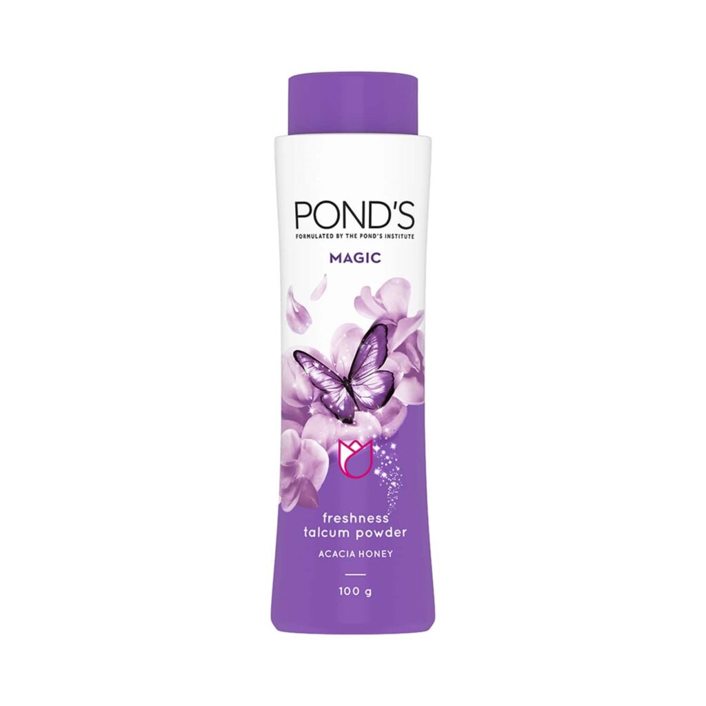 Pond's Magic Freshness Acacia Honey Talcum Powder - (100g) - Pond's