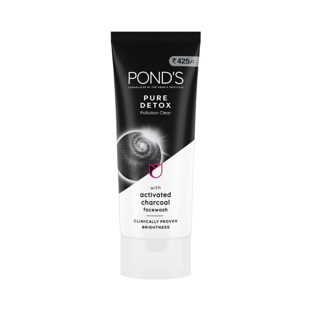 Pond's Pure Detox Anti-Pollution Purity Face Wash With Activated Charcoal (200g) - Pond's