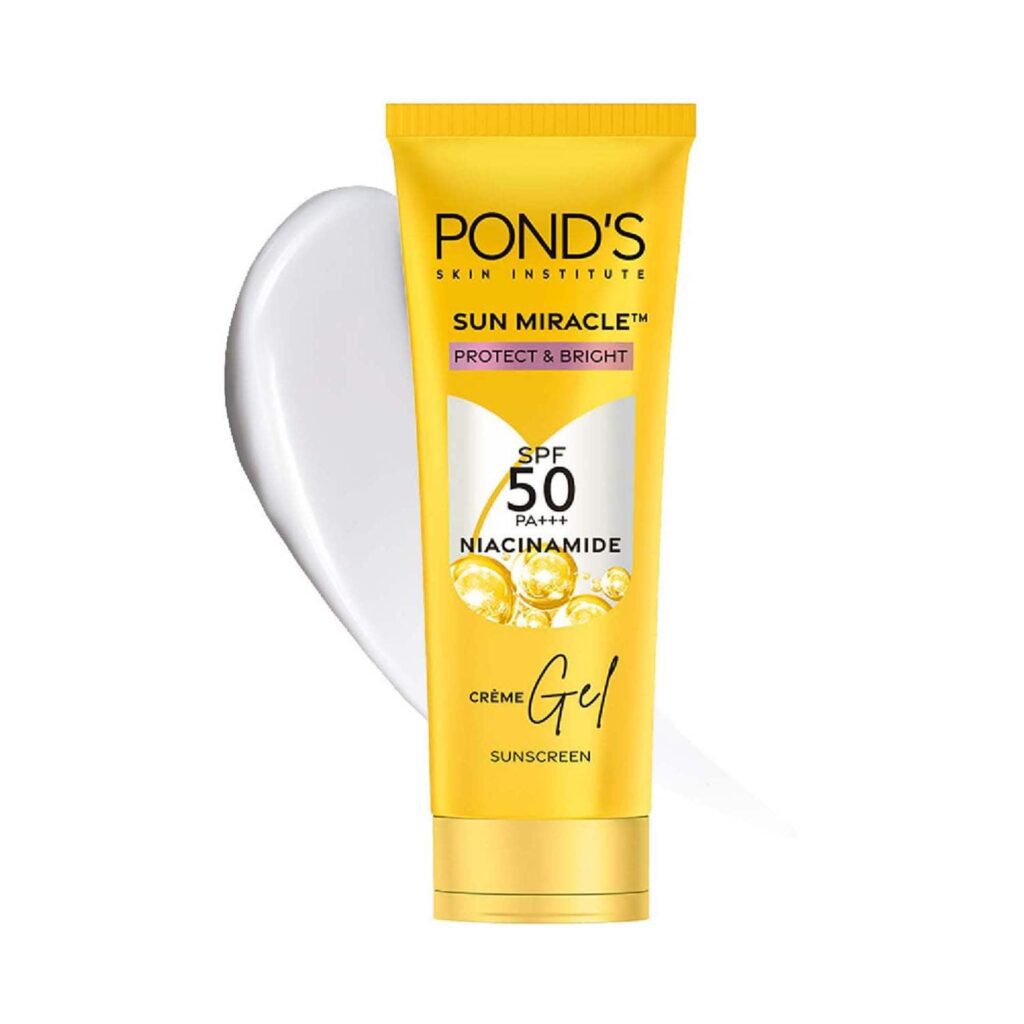 Pond's Sun Miracle Niacinamide Creme Gel Sunscreen with SPF 50 PA+++ (12 g) - Pond's