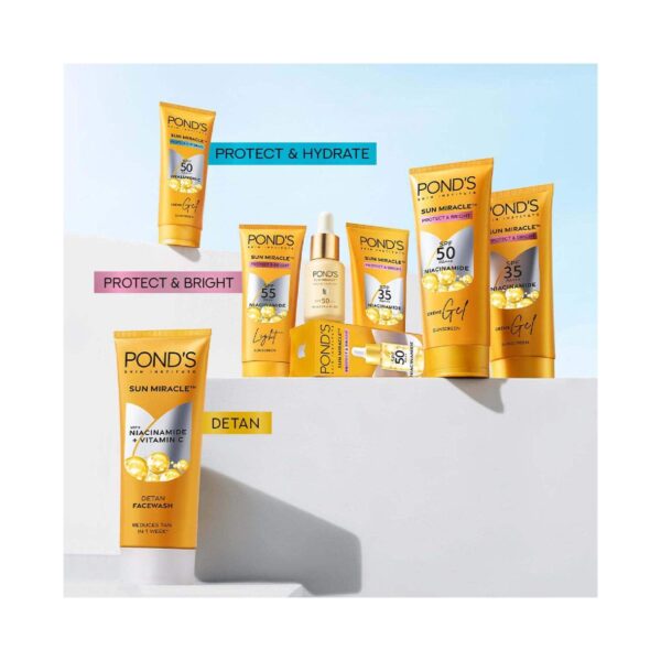 Pond's Sun Miracle Niacinamide Creme Gel Sunscreen with SPF 50 PA+++ (12 g) - Pond's