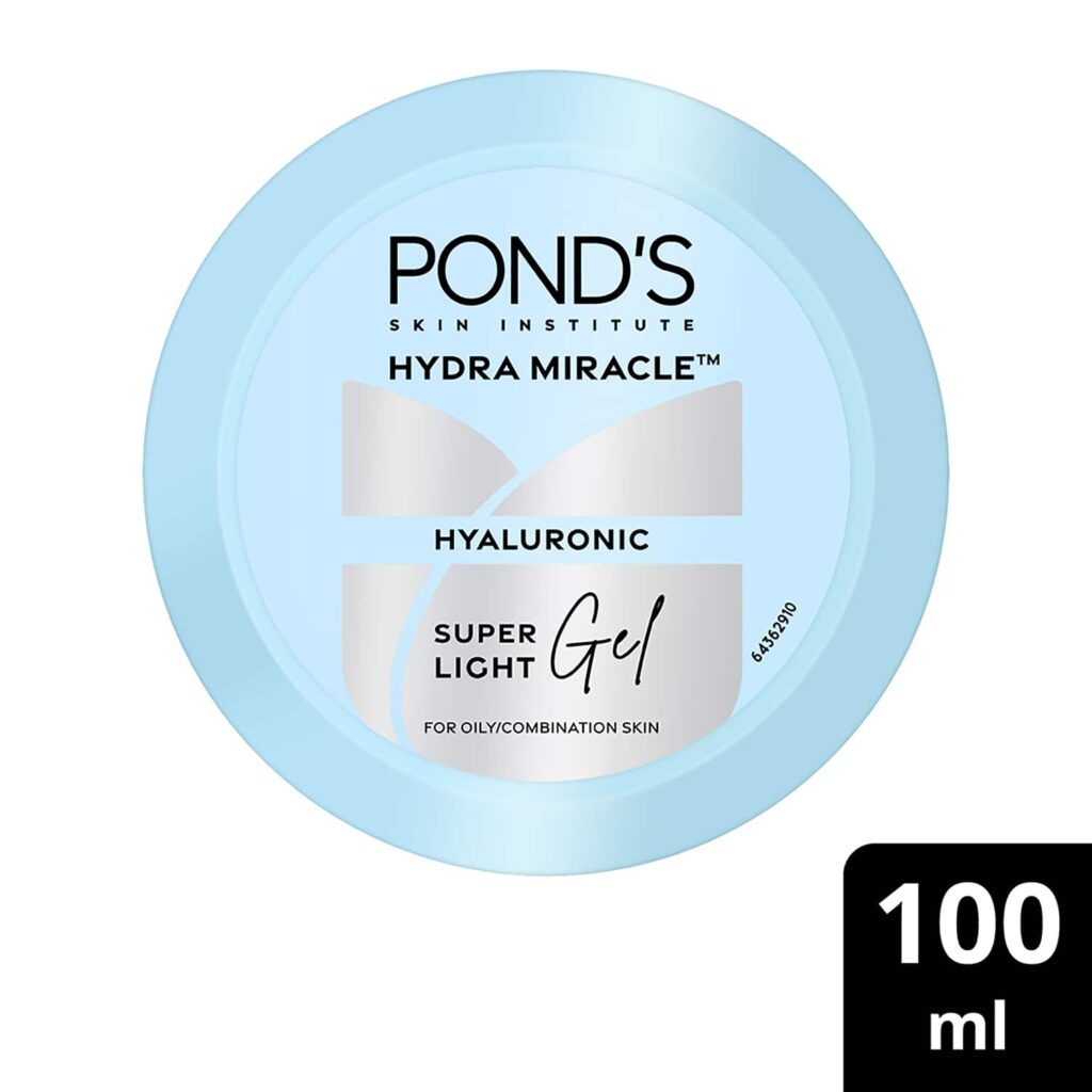 Pond's Super Light Gel Oil-Free Moisturizer with Hyaluronic Acid & Vitamin E (100ml) - Pond's