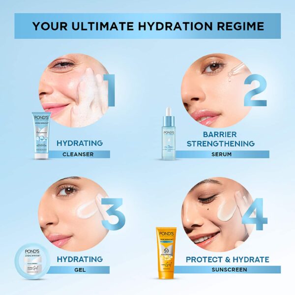 Pond's Super Light Gel Oil-Free Moisturizer with Hyaluronic Acid & Vitamin E (100ml) - Pond's