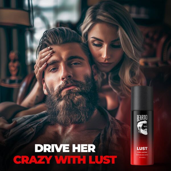Power & Lust Long Lasting Deo Body Spray Combo For Men (2 pcs) - Beardo