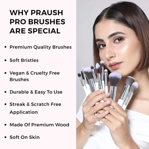 Praush Beauty 15 Pcs Professional Eye Blending Brush Set - Praush Beauty