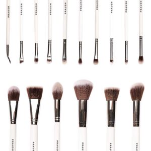 Praush Beauty 16 Pcs Professional Makeup Brush Set For Face & Eyes With Makeup Pouch - Praush Beauty