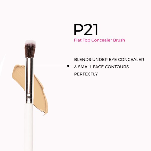 Praush Beauty Flat Top Concealer Brush - P21 (1Pc) - Praush Beauty