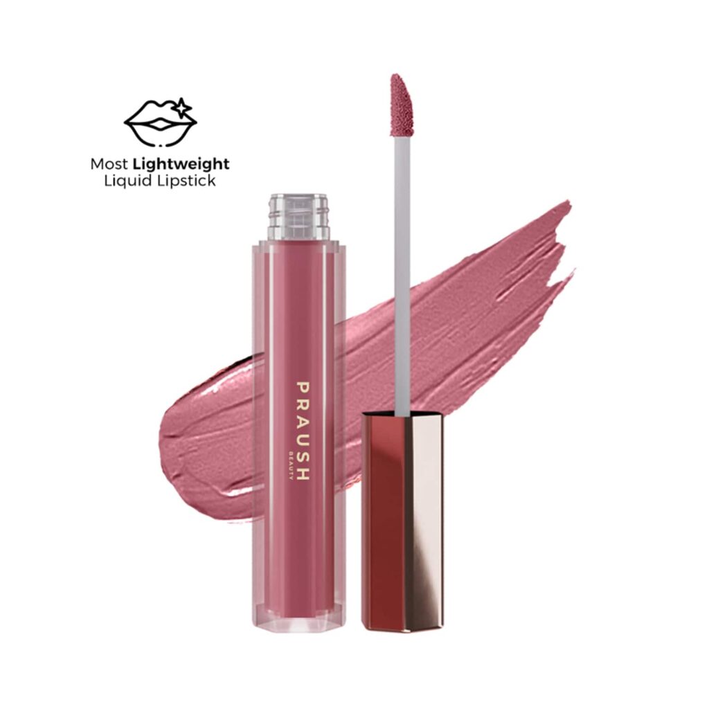 Praush Beauty Luxe Satin Liquid Lipstick - Dollish - Praush Beauty