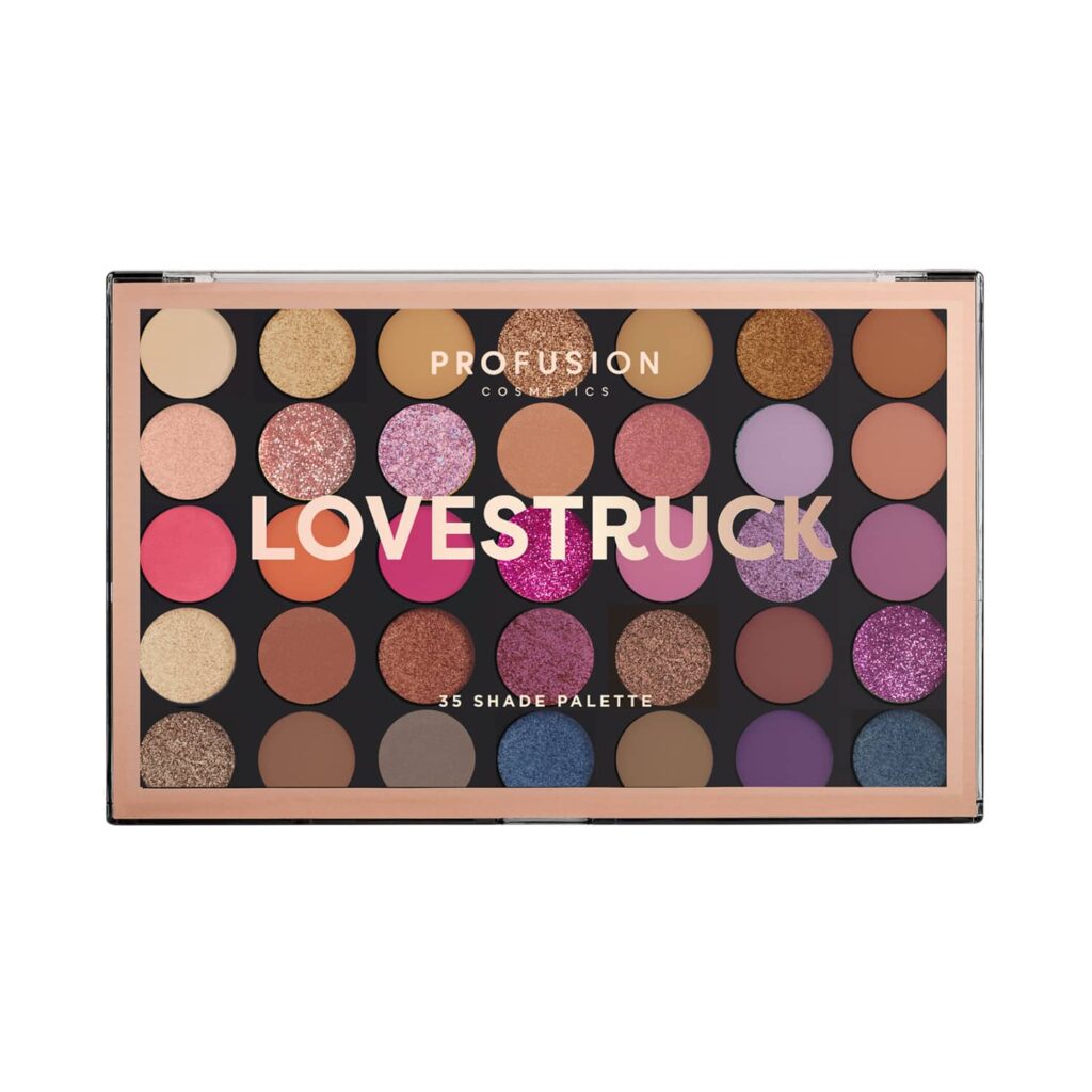 Profusion Cosmetics 35 Shade Eye Shadow Pallete - Lovestruck (52.5g) - Profusion Cosmetics