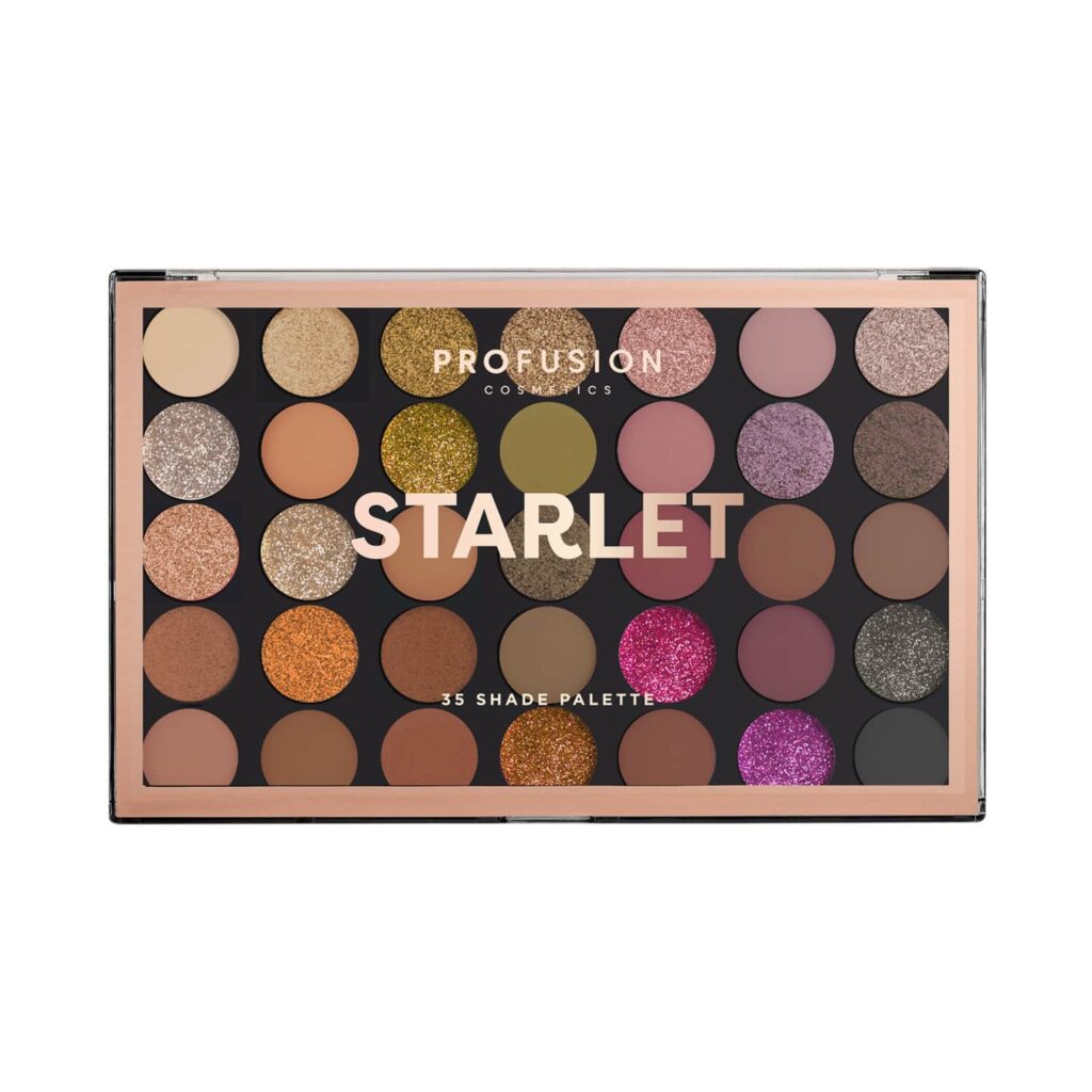 Profusion Cosmetics 35 Shade Eye Shadow Pallete - Starlet (36 g) - Profusion Cosmetics
