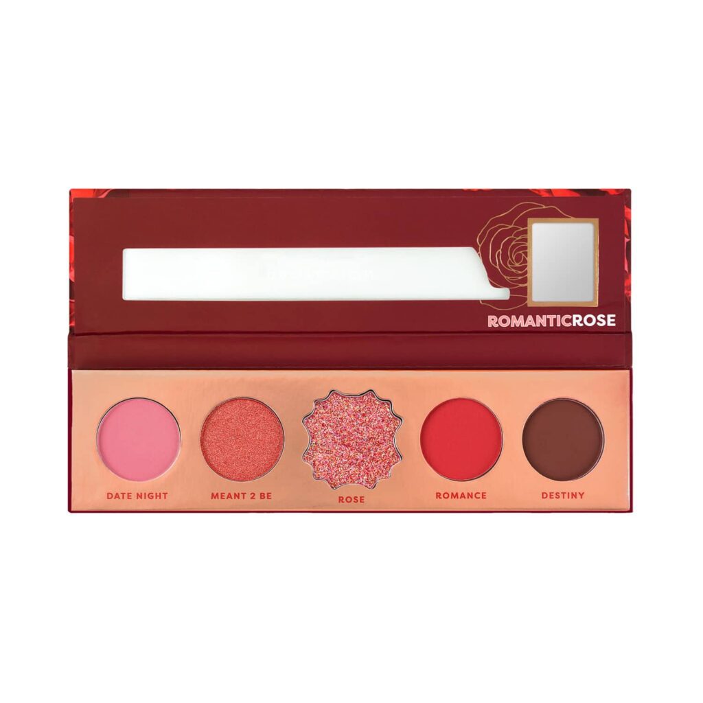 Profusion Cosmetics Blooming Hues 5 Shade Eye Shadow Pallete - Romantic Rose (4.58 g) - Profusion Cosmetics
