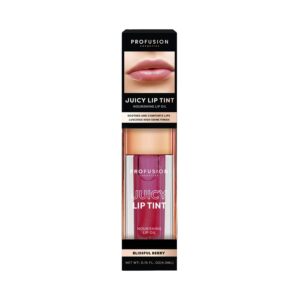 Profusion Cosmetics Juicy Lip Tint Nourishing Lip Oil - Blissful Berry (4.5ml) - Profusion Cosmetics