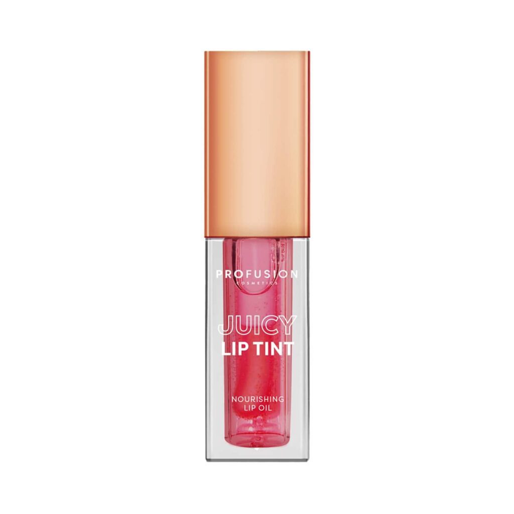 Profusion Cosmetics Juicy Lip Tint Nourishing Lip Oil - Pink Slippers (4.5ml) - Profusion Cosmetics