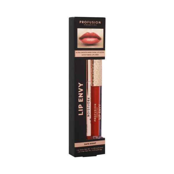 Profusion Cosmetics Lip Envy Lip Gloss & + Lip Liner Duo - Date Night (3.5ml + 0.3g) - Profusion Cosmetics