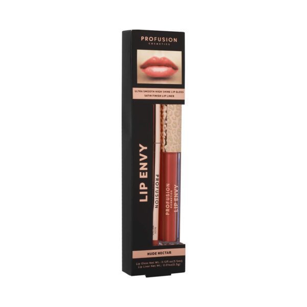 Profusion Cosmetics Lip Envy Lip Gloss & + Lip Liner Duo - Nude Nectar (3.5ml + 0.3g) - Profusion Cosmetics