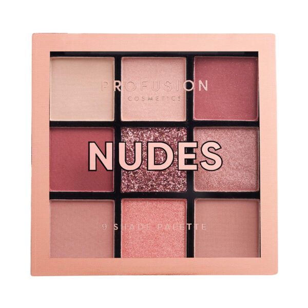Profusion Cosmetics Multi Finish 9 Shade Eye Shadow Pallete Ultimate Collection (24.3 g) - Profusion Cosmetics