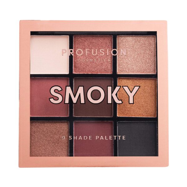 Profusion Cosmetics Multi Finish 9 Shade Eye Shadow Pallete Ultimate Collection (24.3 g) - Profusion Cosmetics
