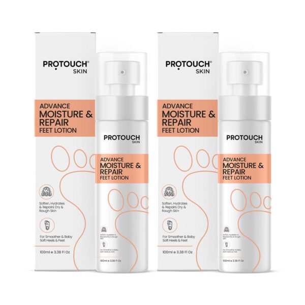 Protouch Advance Moisture & Repair, Deeply Hydrating Feet Lotion Pack of 2 Combo - Protouch