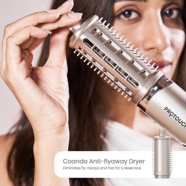 Protouch Airshot All In 1 Hair Multi Styler For Curl Smooth Dry Blow & Volume - Protouch