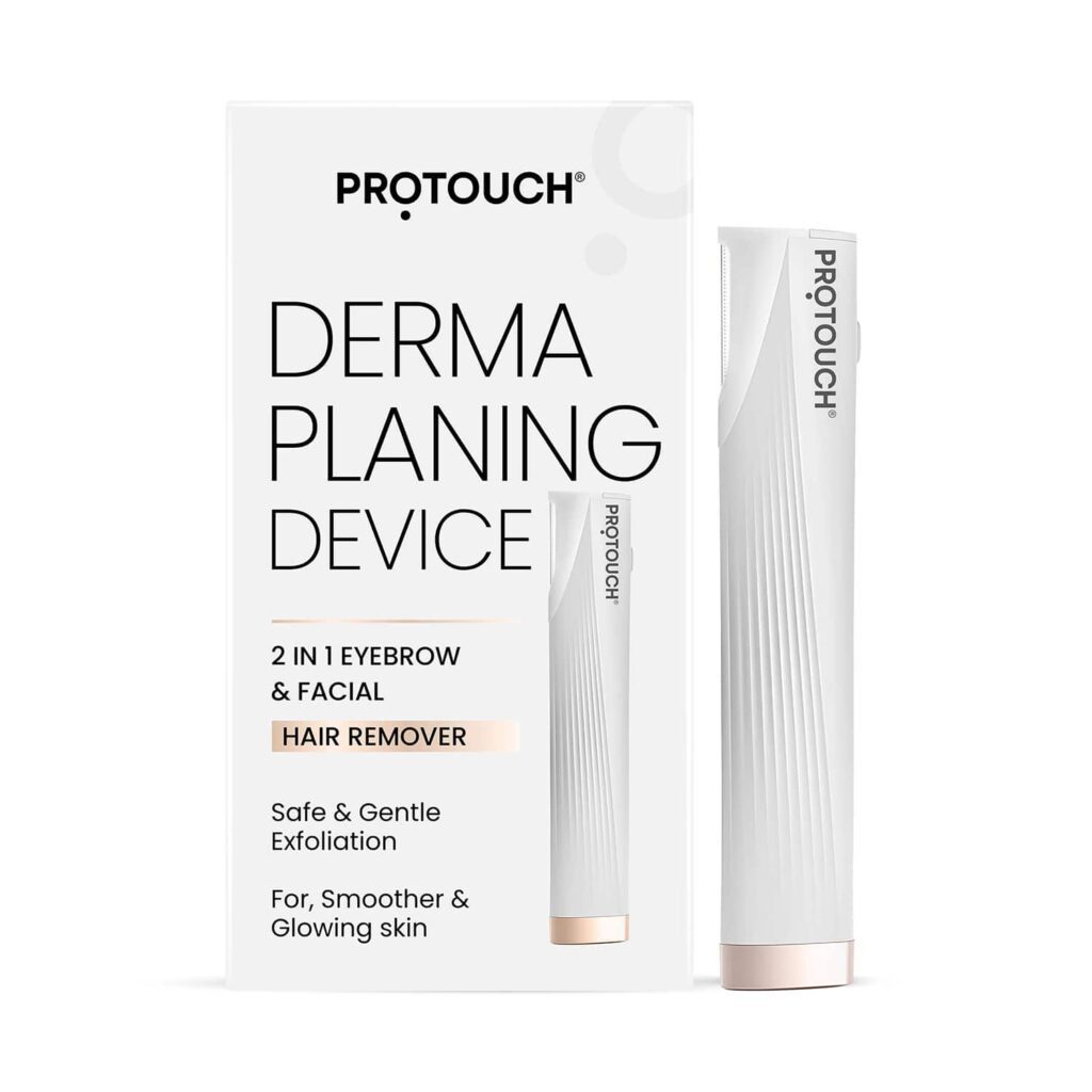 Protouch Dermaplaning Device Electric 2 in 1 Eyebrow and Face Hair Remover (250 g) - Protouch