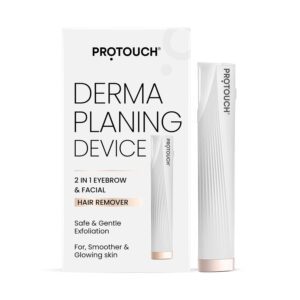 Protouch Dermaplaning Device Electric 2 in 1 Eyebrow and Face Hair Remover (250 g) - Protouch