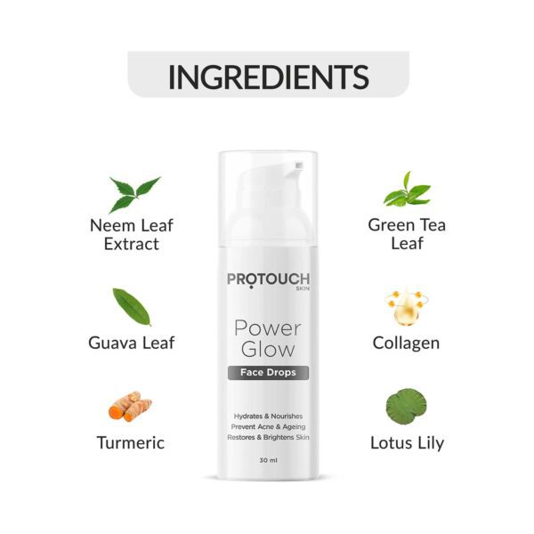Protouch GLOW GETTER COMBO - 3 in 1 LED Face Mask and Anti Ageing & Anti Acne Power Glow Face Drops - Protouch
