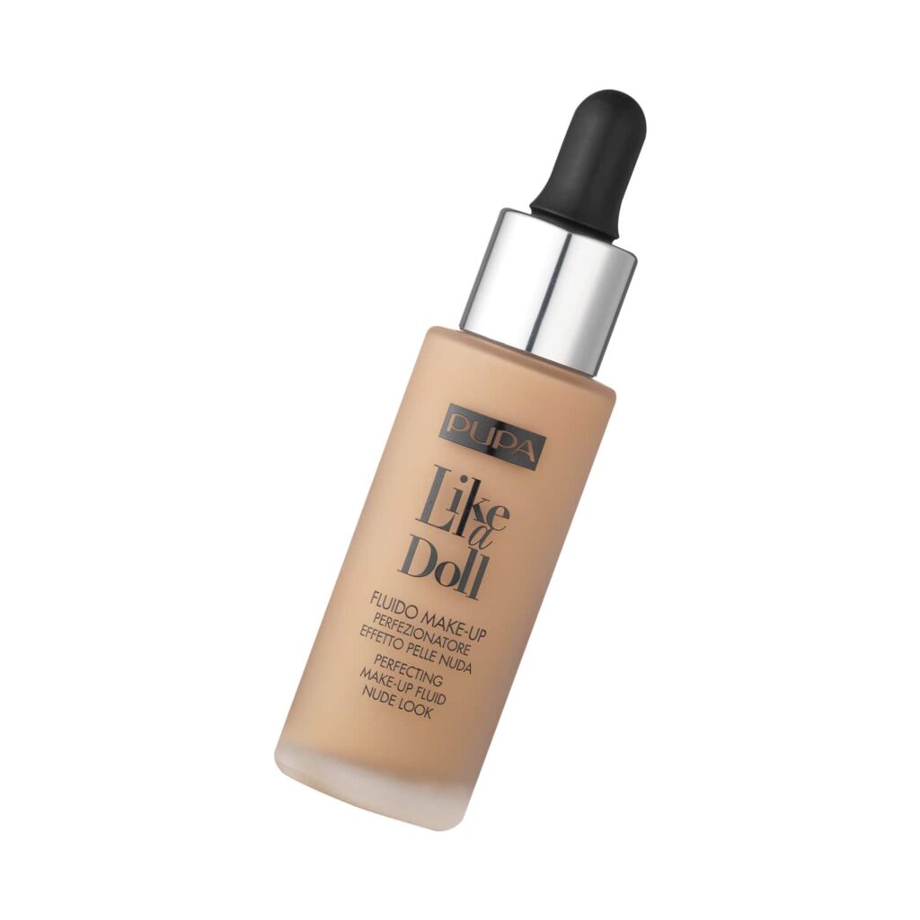 Pupa Milano Like A Doll Perfecting Makeup Fluid Foundation - 030 Natural Beige (30ml) - Pupa Milano