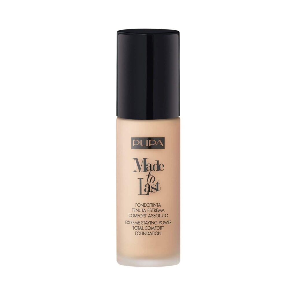 Pupa Milano Made To Last Extreme Staying Power Total Comfort Foundation SPF 10 - 050 Sand Beige (30ml) - Pupa Milano