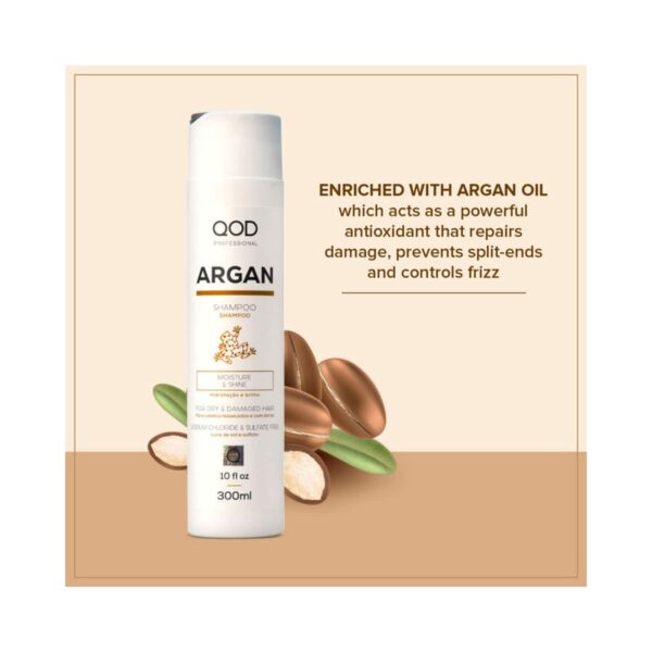 QOD Professional Argan Shampoo (300ml) - QOD Professional