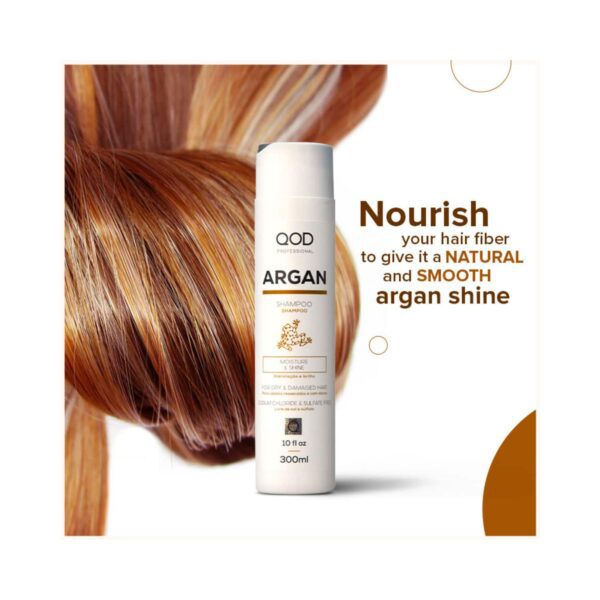 QOD Professional Argan Shampoo & Conditioner -(300 ml) Sulphate free Sodium Chloride free Combo - QOD Professional