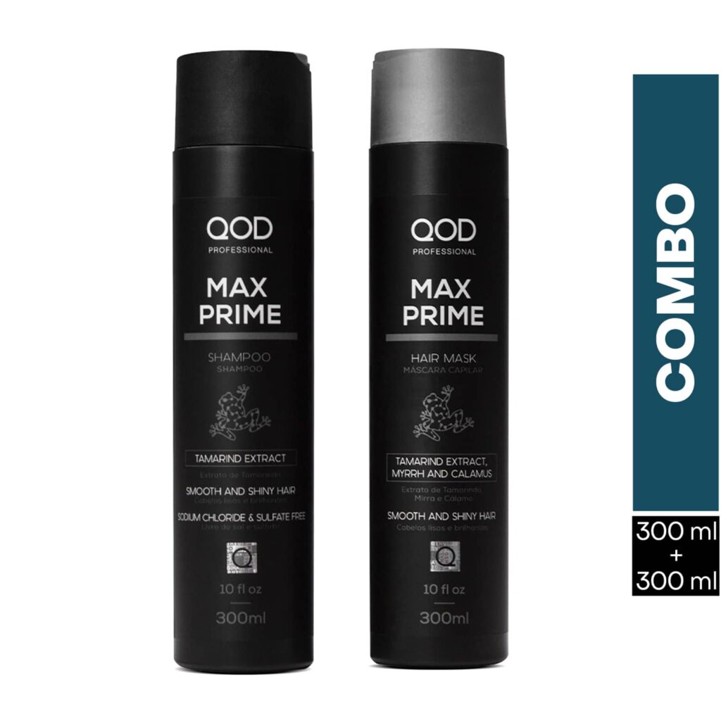 QOD Professional Max Prime After Treatment Shampoo & Hair Mask (300 ml) Combo - QOD Professional