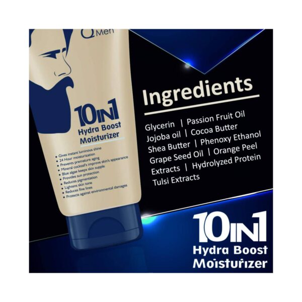 Qraa Men 10 In 1 Hydra Boost Moisturizer with 24H Moisturization Combo (2 pcs) - Qraamen
