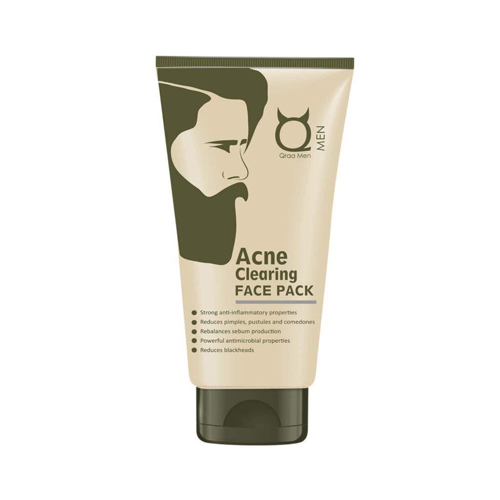Qraa Men Acne Clearing Face Pack (100 g) - Qraamen