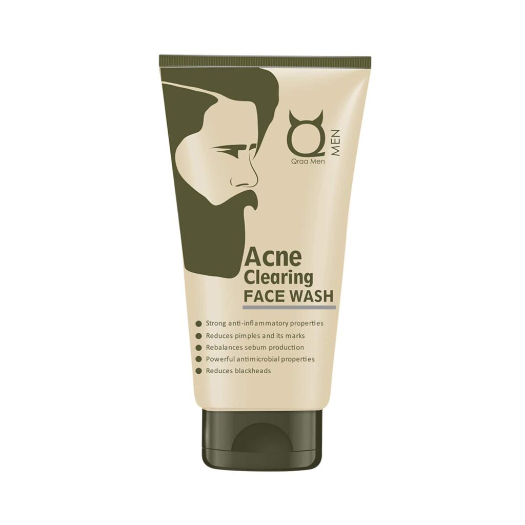 Qraa Men Men Acne Clearing Face Wash (100 g) - Qraamen