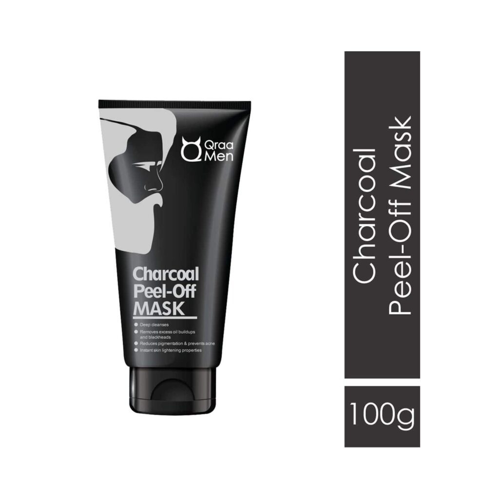 Qraa Men Men Activated Charcoal Peel Off Mask (100 g) - Qraamen