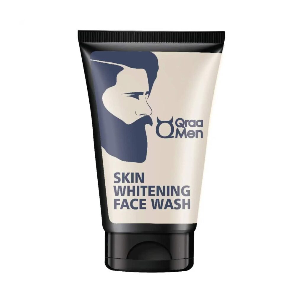 Qraa Men Skin Whitening Face Wash for Men with Yogurt and Oatmeal (100 g) - Qraamen