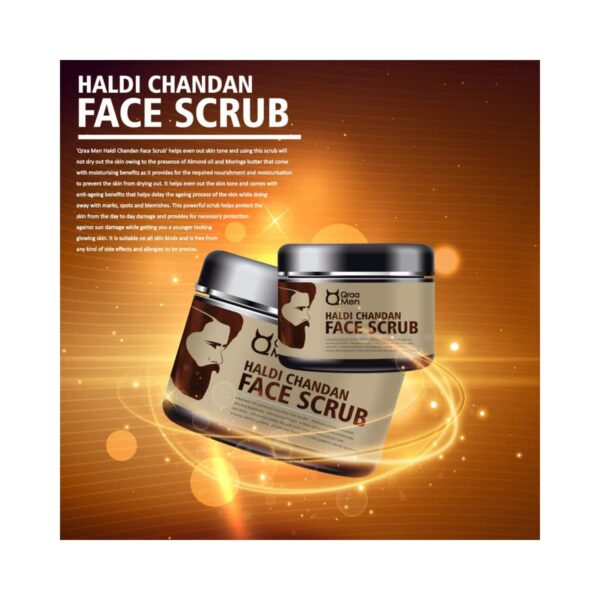 Qraamen De-Tan Face Pack, Haldi Chandan Face Scrub & Charcoal Peel Off Mask Combo - Qraamen