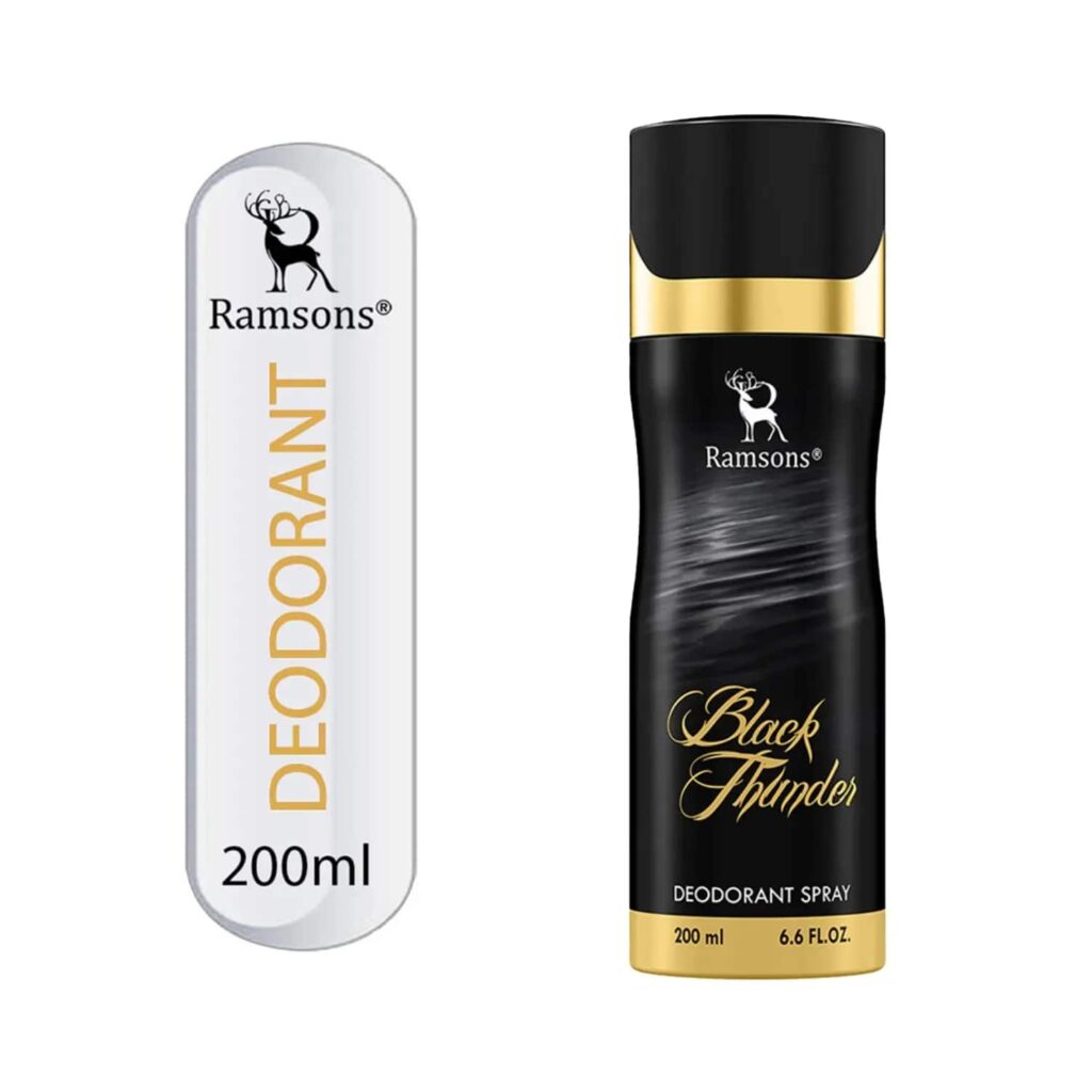 Ramsons Black Thunder Deodorant (200ml) - Ramsons