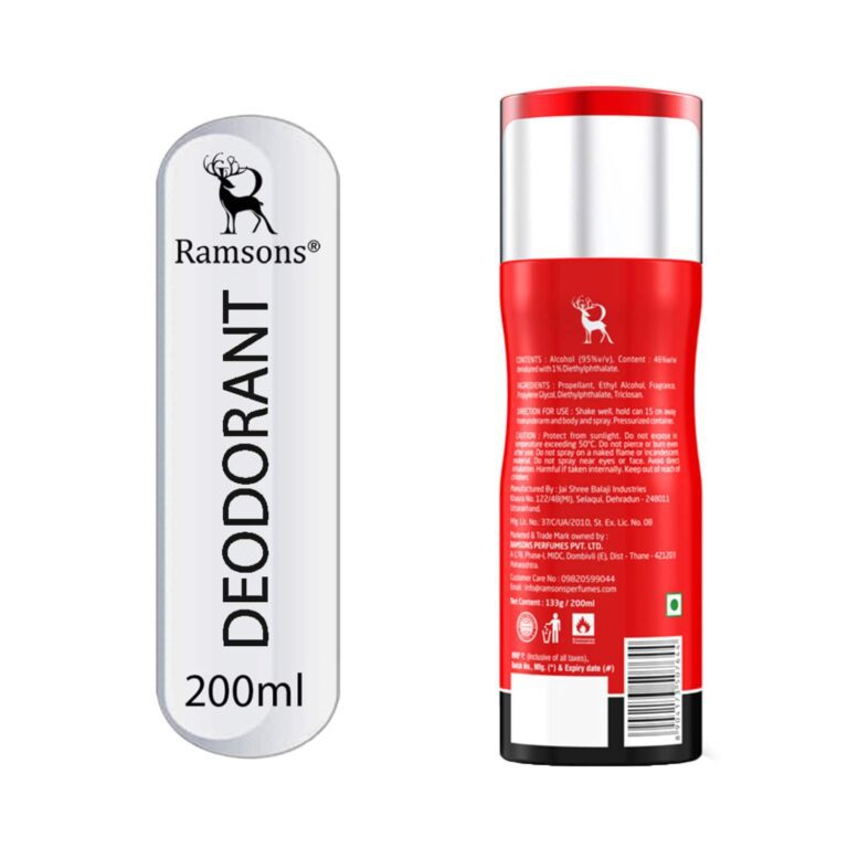 Ramsons Red Zx Biker Deodorant (200ml) - Ramsons