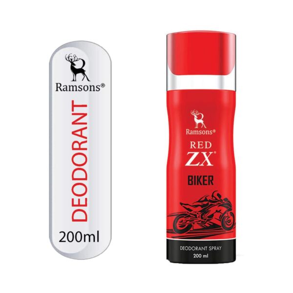 Ramsons Red Zx Biker Deodorant (200ml) - Ramsons