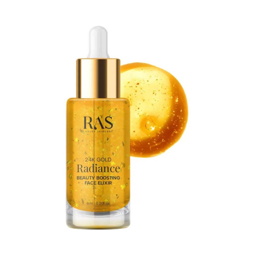 Ras Luxury Skincare 24K Gold Radiance Beauty Boosting Face Elixir (6 ml) - Ras Luxury Skincare