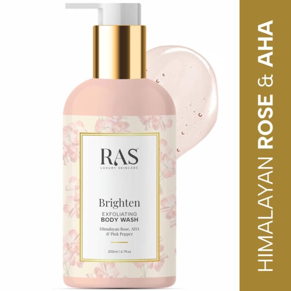 Ras Luxury Skincare Brighten Exfoliating Body Wash (200 ml) - Ras Luxury Skincare
