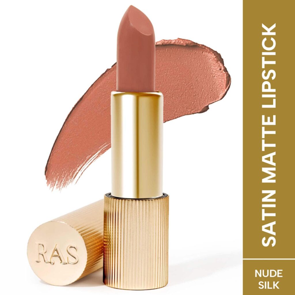 Ras Luxury Skincare Lumiere Satin Matte Lipstick - Nude Silk (4.2 g) - Ras Luxury Skincare