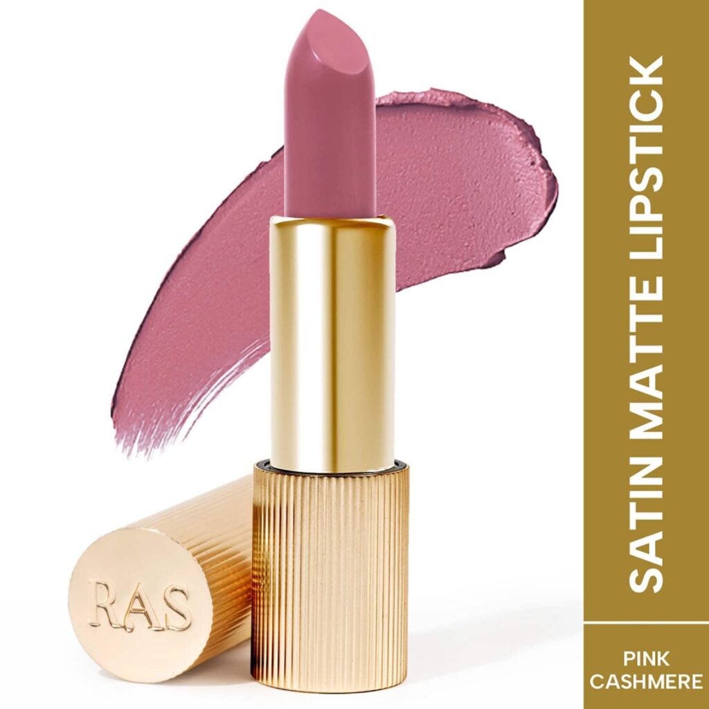 Ras Luxury Skincare Lumiere Satin Matte Lipstick - Pink Cashmere (4.2 g) - Ras Luxury Skincare