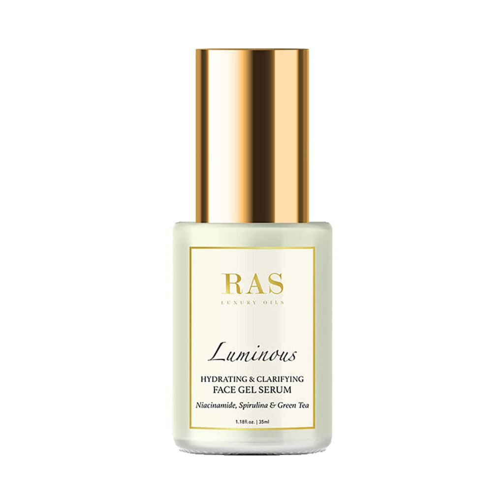 Ras Luxury Skincare Luminous Hydrating & Skin Clearing Face Gel Serum - (35 ml) - Ras Luxury Skincare