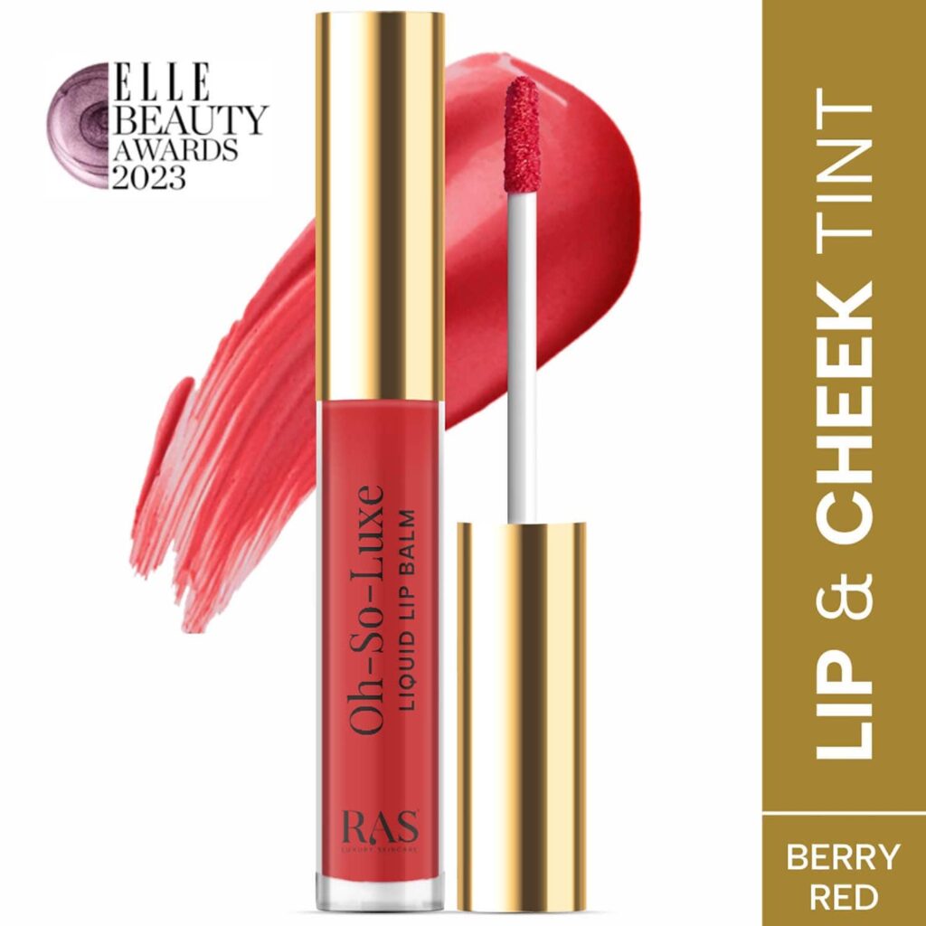 Ras Luxury Skincare Oh-So-Luxe Tinted Liquid Lip Balm - Berry Red I Am Phenomenal - (3.2 ml) - Ras Luxury Skincare